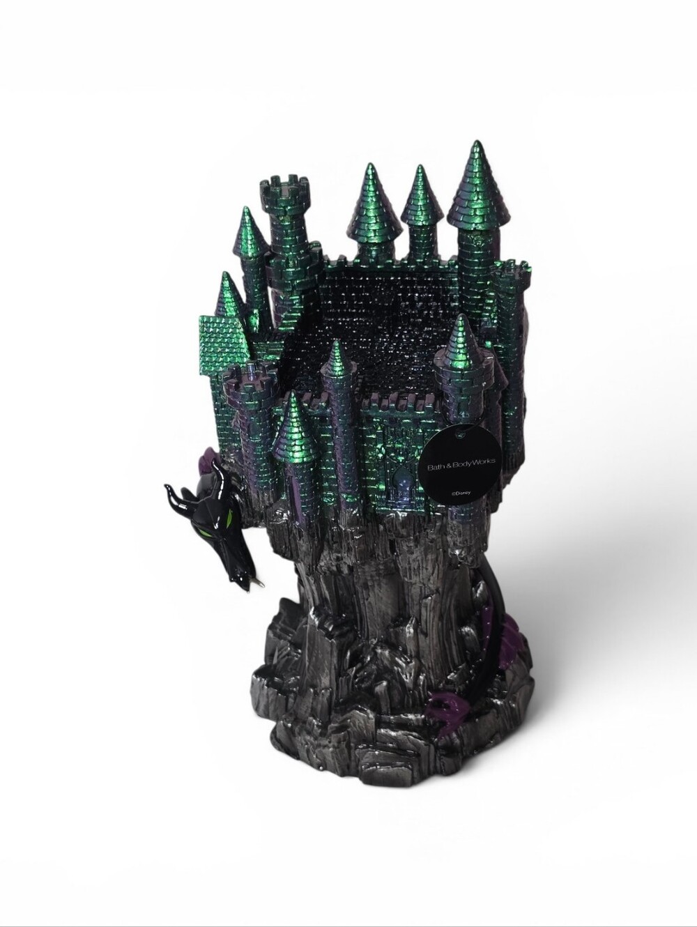 Bath & Body Works Disney Maleficent Castle 3-Wick Candle Holder NWT